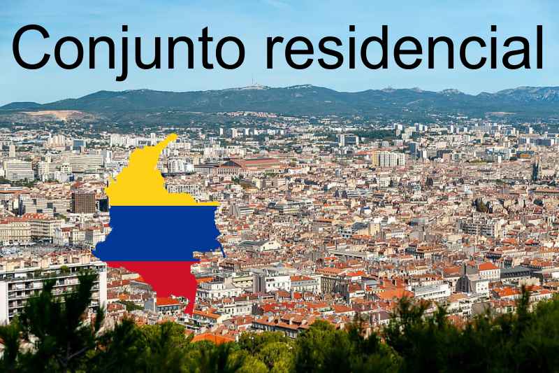 Conjunto residencial en Colombia